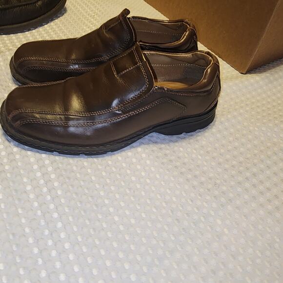 DOCKERS EUC MENS SIZE 8.5 LEATHER SLIPON LOAFERS SHOES main image 6